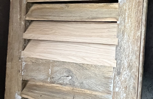 Changement lame claire-voie